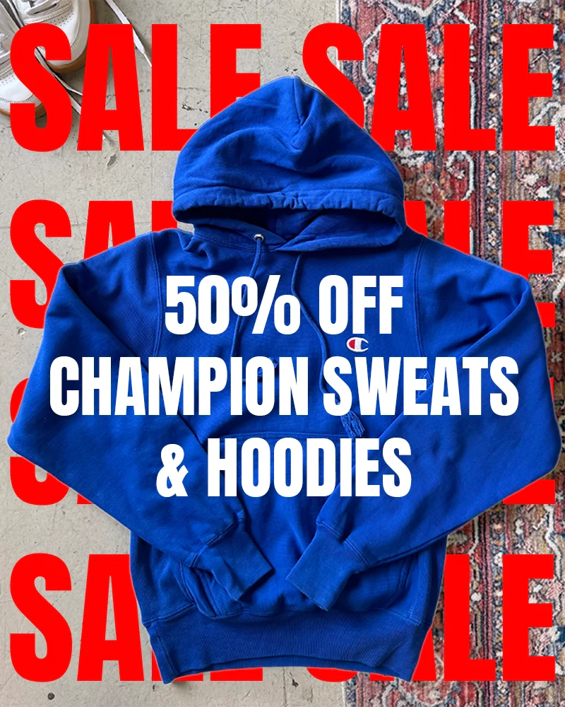 All Vintage Champion Hoodies & Sweats 50% Off