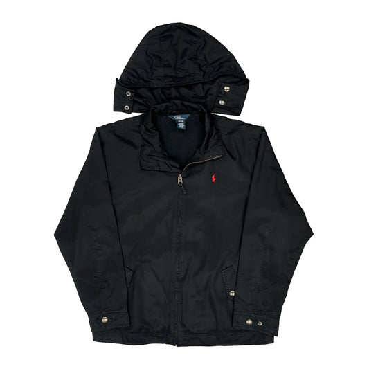 Vintage Age 16-18 Polo By Ralph Lauren Jacket - Large Black Polyester