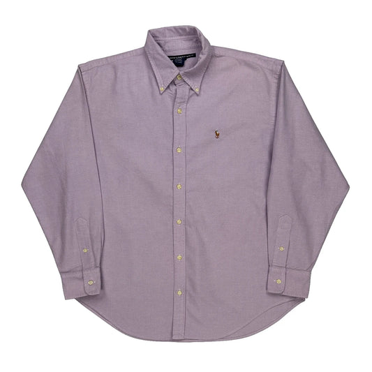 Ralph Lauren Sport Shirt - Large Purple Cotton