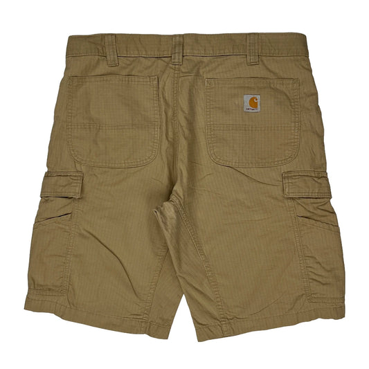 Carhartt Cargo Shorts - 36W 11L Beige Cotton