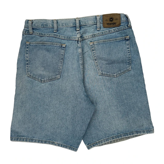 Wrangler Denim Shorts - 34W 8L Light Wash Cotton