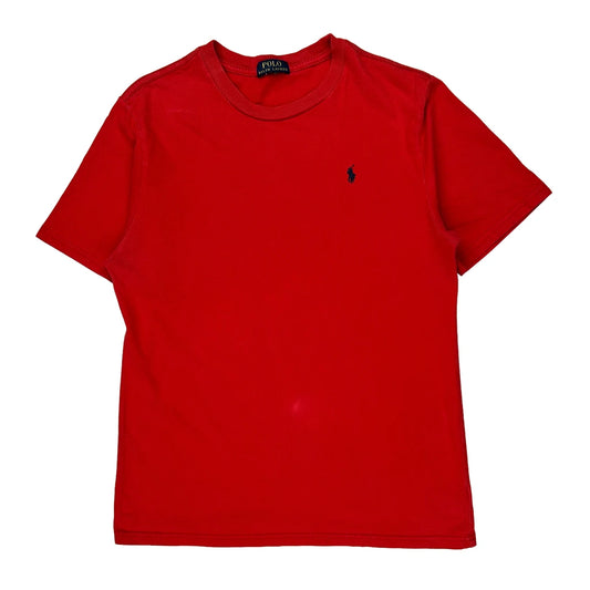 Polo By Ralph Lauren T-Shirt - Small Red Cotton