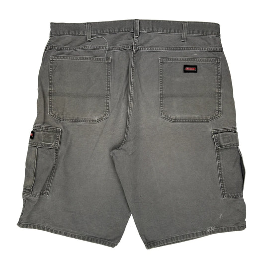 Dickies Cargo Shorts - 38W 11L Grey Cotton