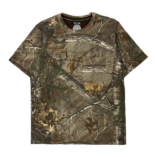 Realtree T-Shirt - Medium Camo Cotton Blend