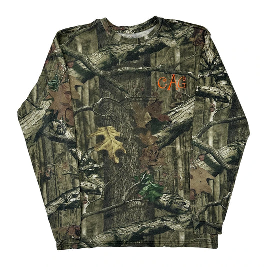 Red Head Camo Long Sleeve T-Shirt - Medium Camo Cotton