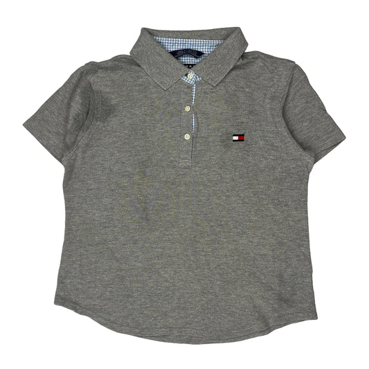 Age 6 Tommy Hilfiger Polo Shirt - Large Grey Cotton