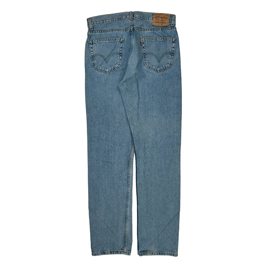 505 Levis Jeans - 33W 36L Blue Cotton