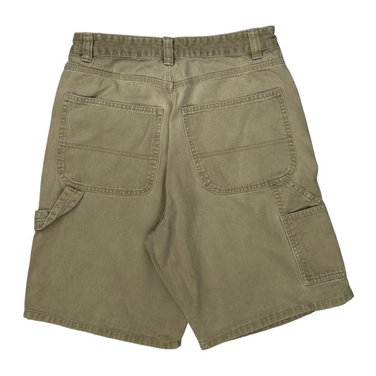 Sonoma Cargo Carpenter Shorts - 28W 10L Khaki Cotton