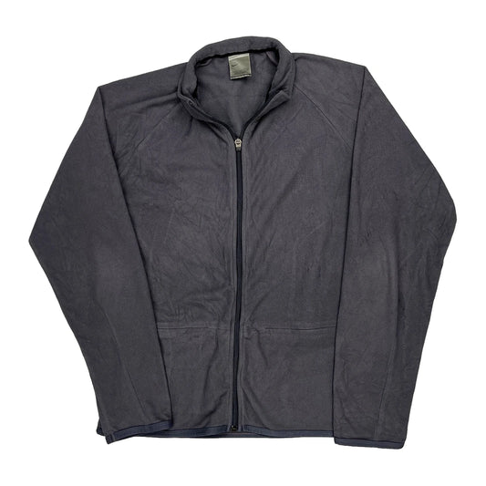 Therma Fit Nike Fleece Jacket - Medium Grey Polyester
