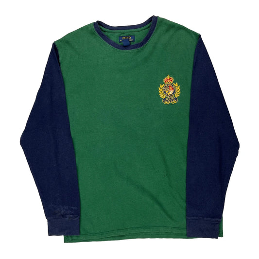 Polo By Ralph Lauren Long Sleeve T-Shirt - XL Blue Cotton