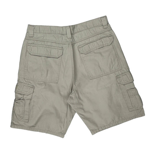 Wrangler Cargo Shorts - 34W 10L Beige Cotton