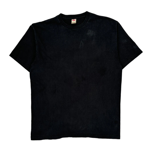Levis T-Shirt - Large Black Cotton