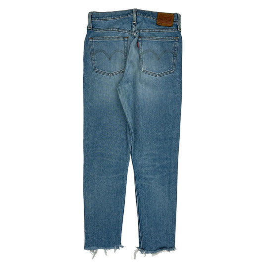 Vintage 501 Levis Jeans - 26W UK 6 Light Wash Cotton