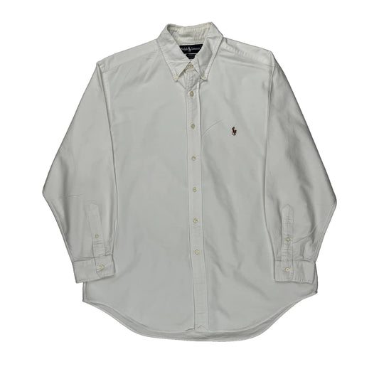 Ralph Lauren Shirt - Large White Cotton