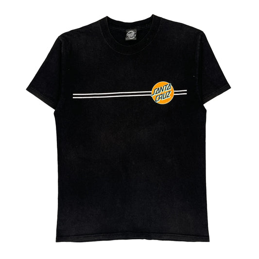 Santa Cruz Graphic T-Shirt - Small Black Cotton