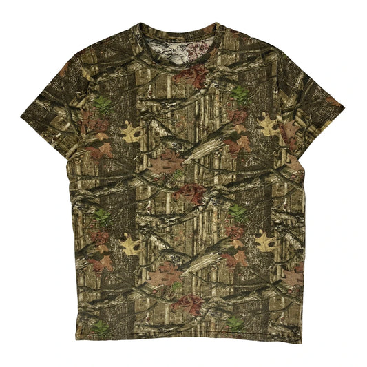 Mossy Oak Camo T-Shirt - XL Camo Cotton Blend