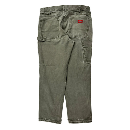 Dickies Carpenter Trousers - 33W 31L Grey Cotton