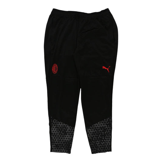 Pre-Loved black AC Milan Puma Tracksuit - mens x-large