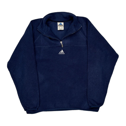 Adidas Fleece - XL Navy Polyester