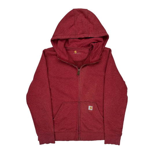 Age 12-13 Carhartt Hoodie - Large Red Cotton