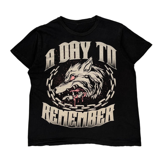 A Day To Remember Unbranded Band T-Shirt - Medium Black Cotton
