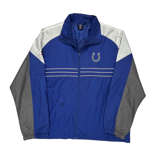 Indianapolis Colts Reebok Nfl Windbreaker - XL Blue Polyester