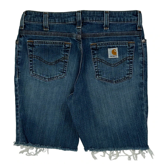 Vintage Carhartt Denim Shorts - 29W UK 8 Blue Cotton