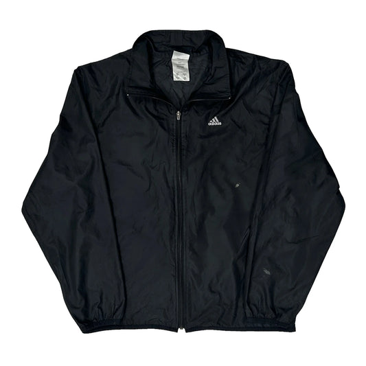 Adidas Track Jacket - Medium Black Polyester