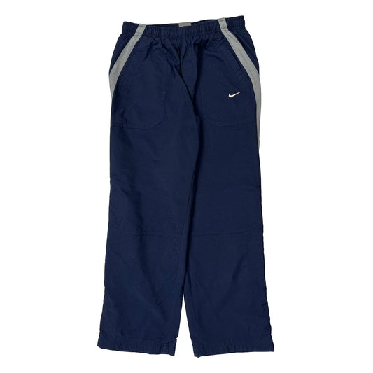 Vintage Nike Tracksuit - Large Navy Polyester