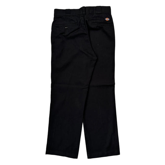 Vintage Dickies Trousers - 30W 30L Black Cotton Blend
