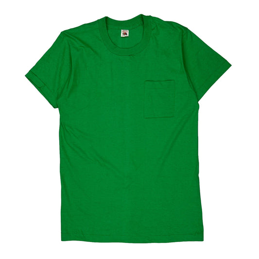 Fruit Of The Loom T-Shirt - Large Green Cotton