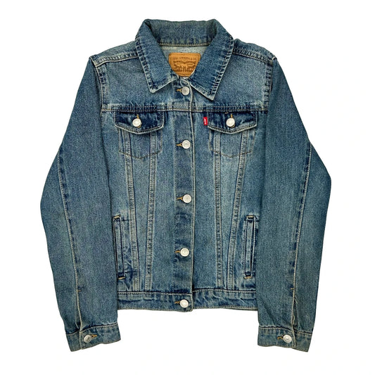 Age 13-15 Levis Denim Jacket - XL Blue Cotton