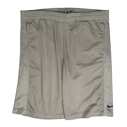 Nike Baggy Shorts - Large Beige Polyester