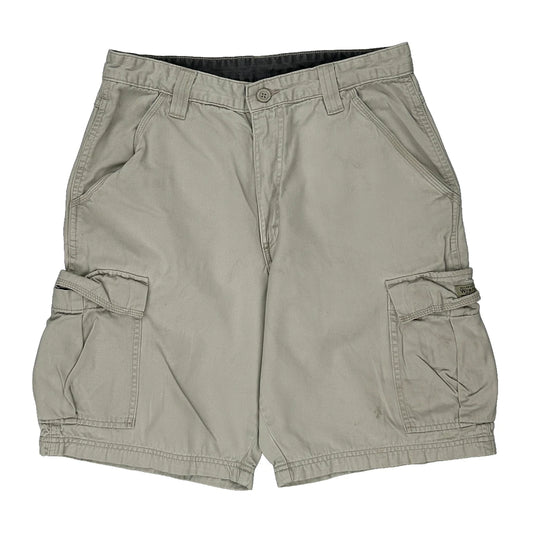 Wrangler Cargo Shorts - 30W 10L Beige Cotton