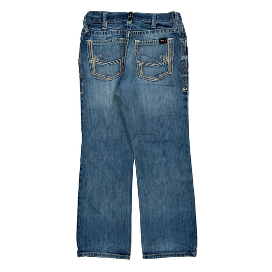 Ariat Boot Cut Jeans - 30W 30L Blue Cotton