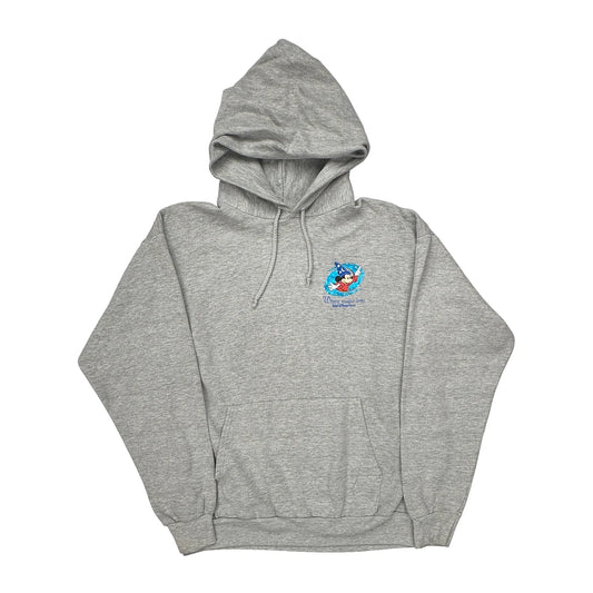 Walt Disney World Disney Graphic Hoodie - Large Grey Cotton Blend