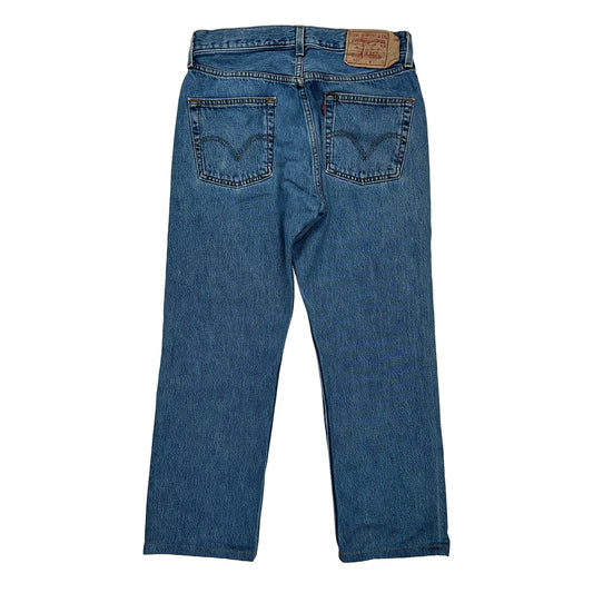 501 Levis Jeans - 30W 30L Blue Cotton