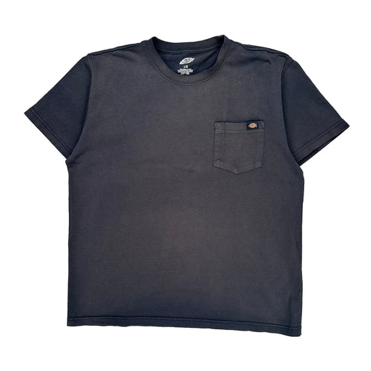 Dickies T-Shirt - Large Black Cotton