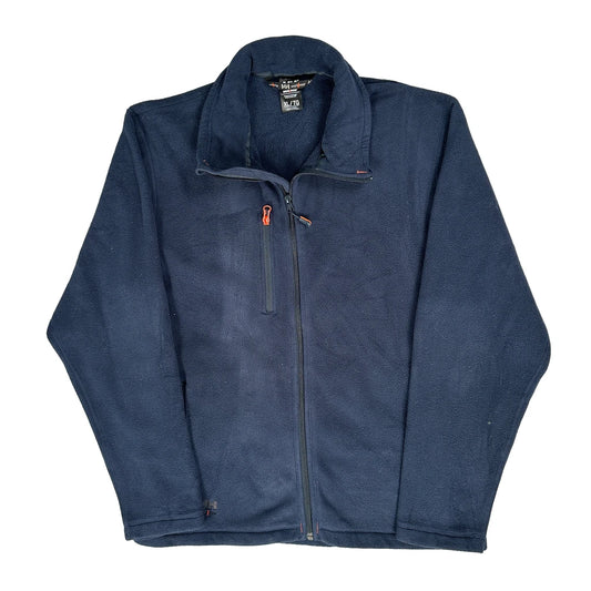 Vintage Helly Hansen Fleece Jacket - XL Navy Polyester
