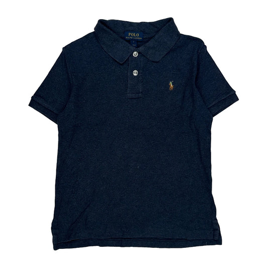 Vintage Age 6 Polo By Ralph Lauren Polo Shirt - Small Navy Cotton