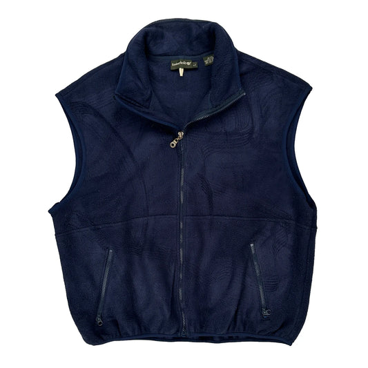 Timberland Fleece Gilet - Large Navy Polyester