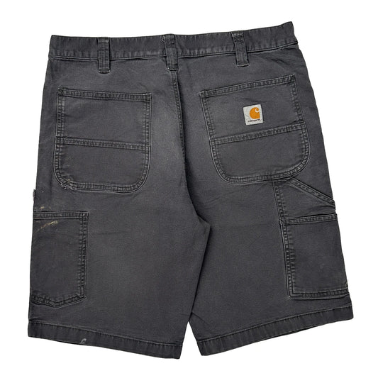 Carhartt Carpenter Shorts - 34W 11L Grey Cotton
