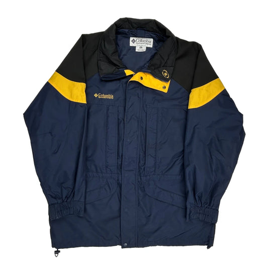 Columbia Tall Windbreaker - XL Blue Nylon