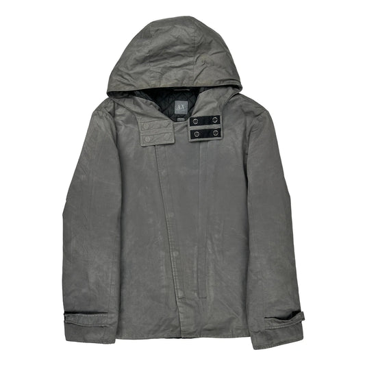 Armani Exchange Jacket - Large Grey Polyester