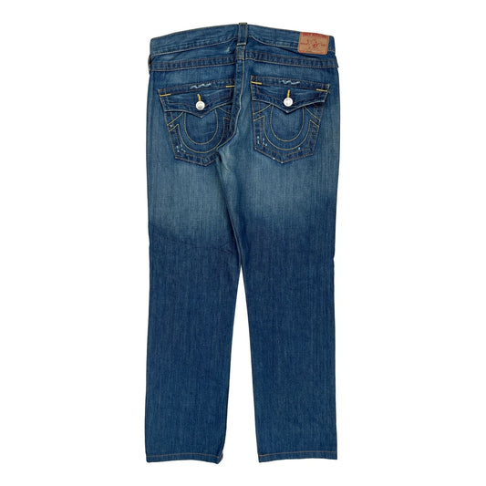True Religion Jeans - 32W UK 10 Blue Denim