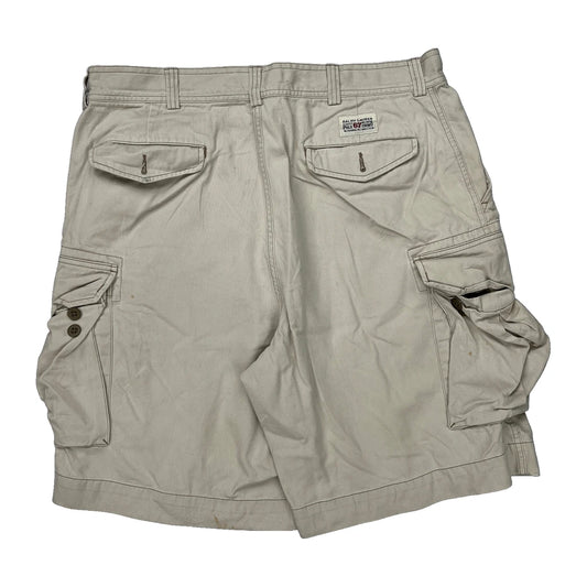 Polo By Ralph Lauren Cargo Shorts - 36W 9L Beige Cotton