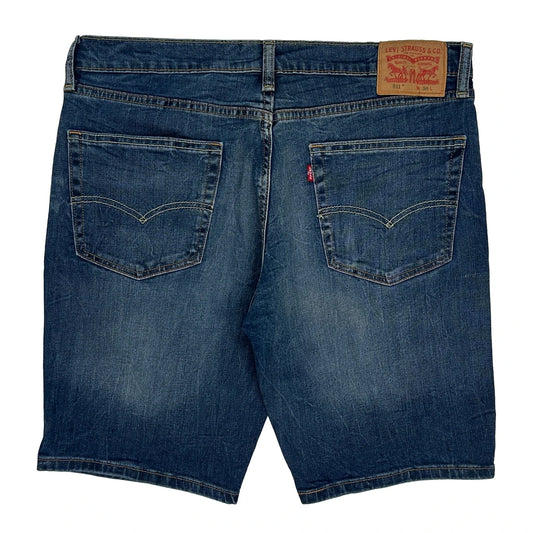 Vintage Levis Denim Shorts - 36W 10L Blue Denim