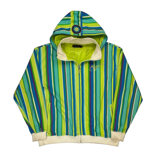 Coogi Striped Hoodie - 3XL Multicoloured Cotton