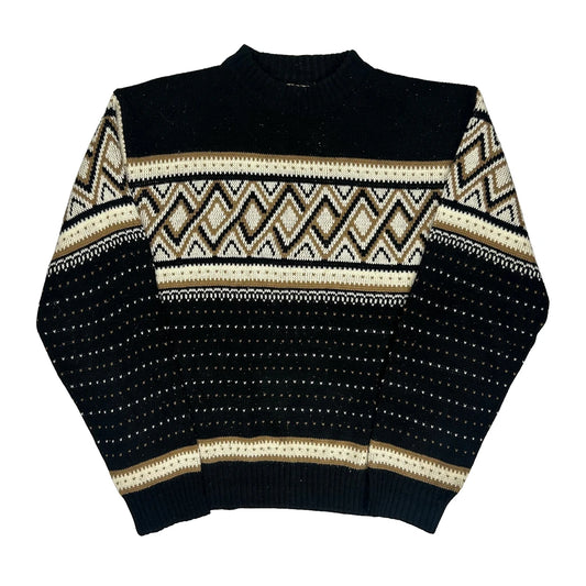 Unbranded Jumper - Large Black Knitted