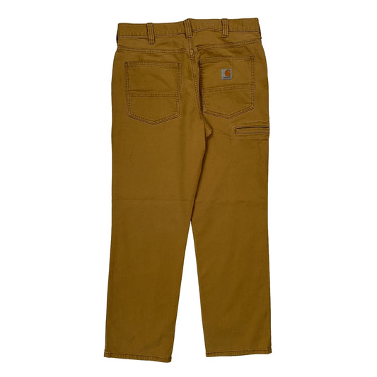 Carhartt Carpenter Trousers - 34W 30L Brown Cotton